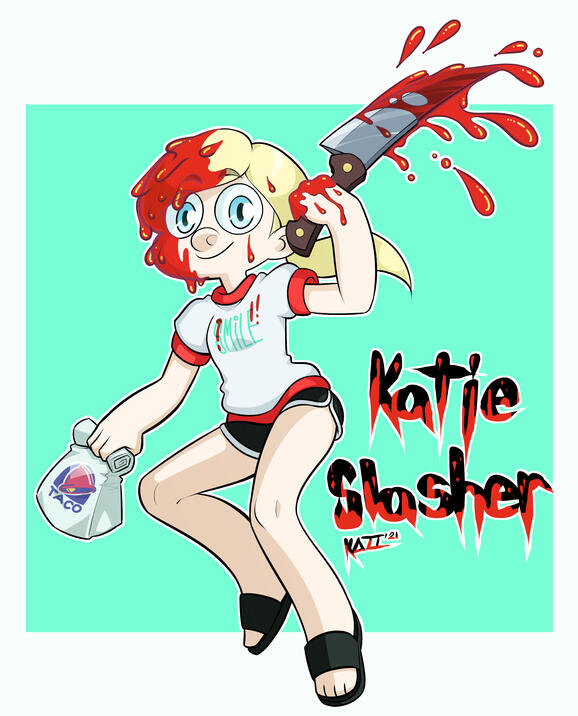 My character Stacy's old design and name before I changed her a lil bit.